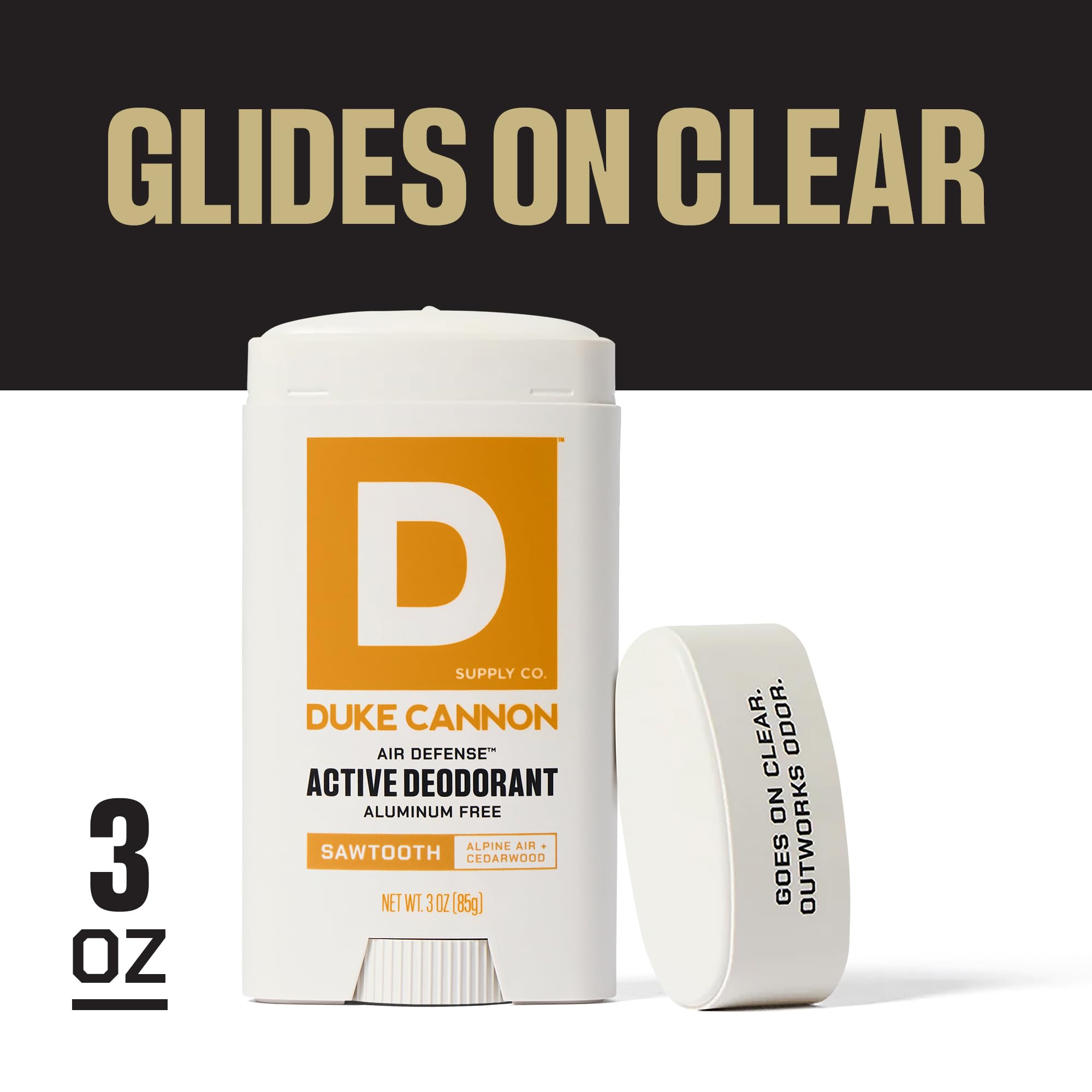 Active wear with Air Defense deodorant for workouts and daily use