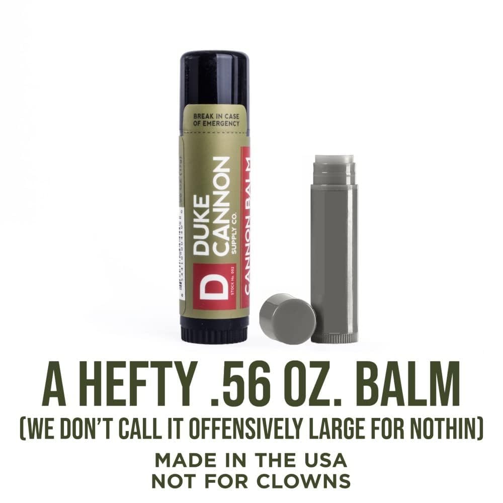 Baume lèvre Fresh Mint Duke Cannon, parfum frais et rafraîchissant