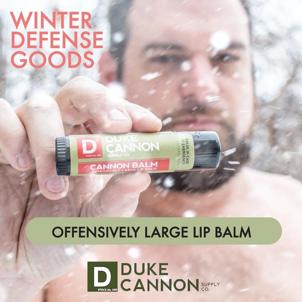 Baume lèvre Blood Orange Mint Duke Cannon, parfum fruité et dynamique