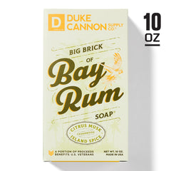 Duke Cannon citrus cedarwood scent inspires refreshing showers.