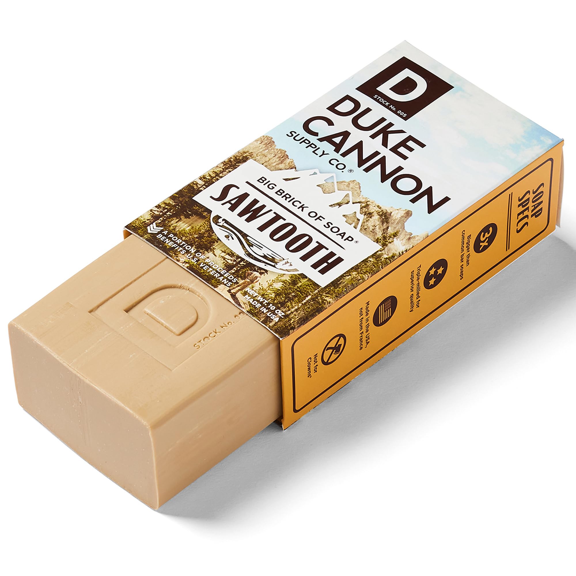 Duke Cannon Big Brick Alpine Air soap with mountain freshness
