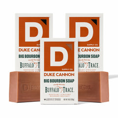 Duke Cannon Big Brick Bar Soap 3-pack for hardworking men’s daily cleansing.