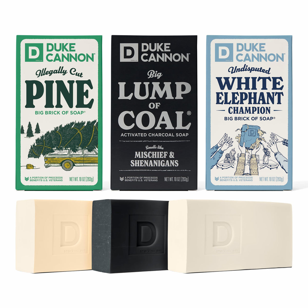 Duke Cannon Big Brick coal bar delivers bold cleansing with long-lasting lather for rugged mornings.
