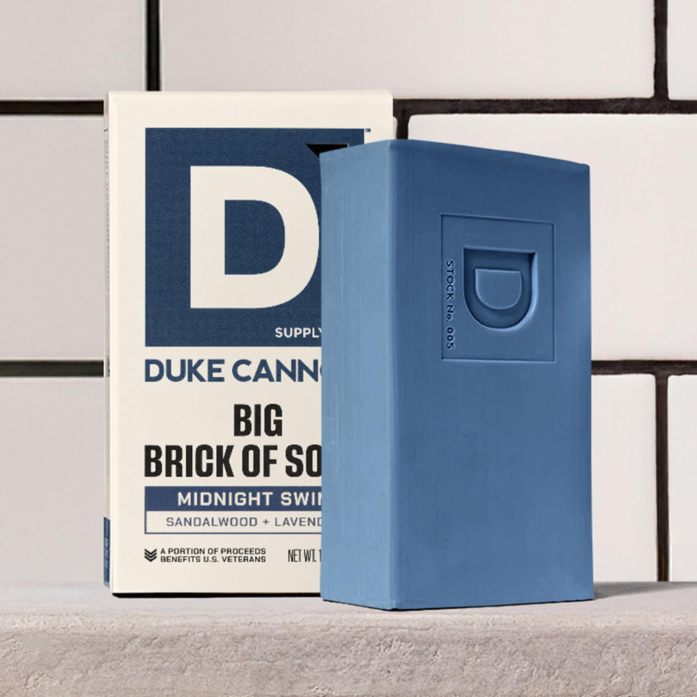 Duke Cannon Big Brick Soap a masculine grooming staple for daily use.