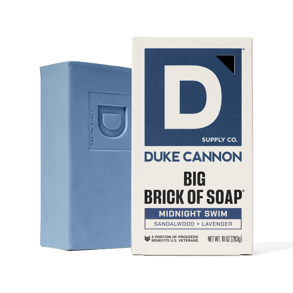 Duke Cannon Soap rough-hands softening effect after showers.