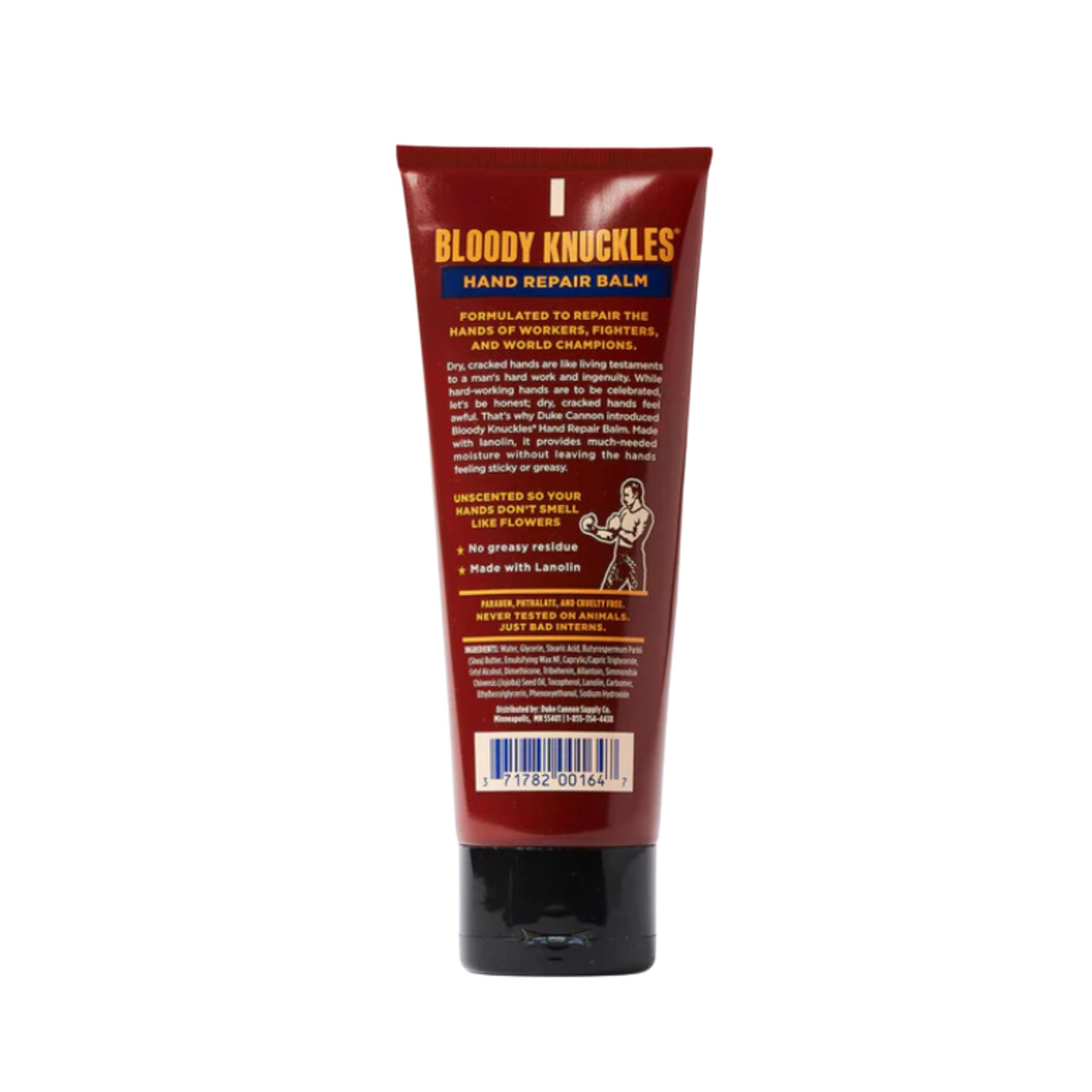 Duke Cannon Bloody Knuckles balm 4-pack for daily reapplication.