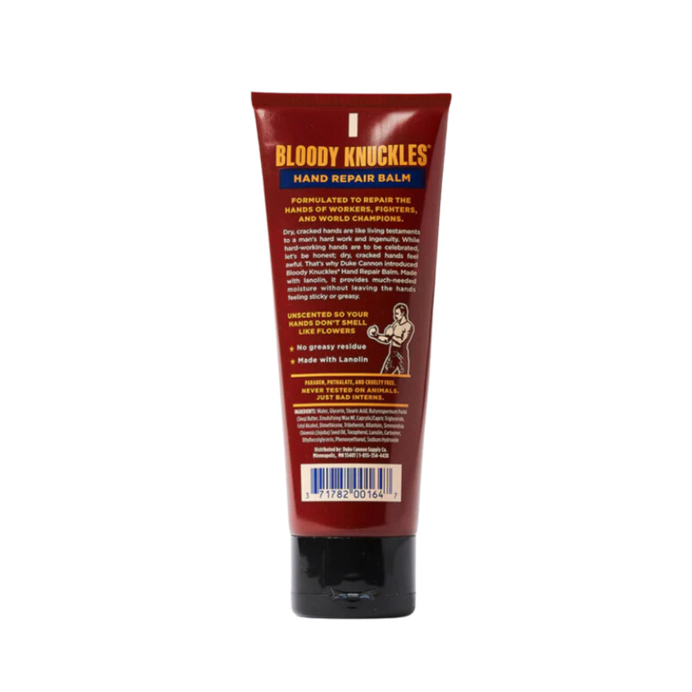 Duke Cannon Bloody Knuckles balm 4-pack for daily reapplication.