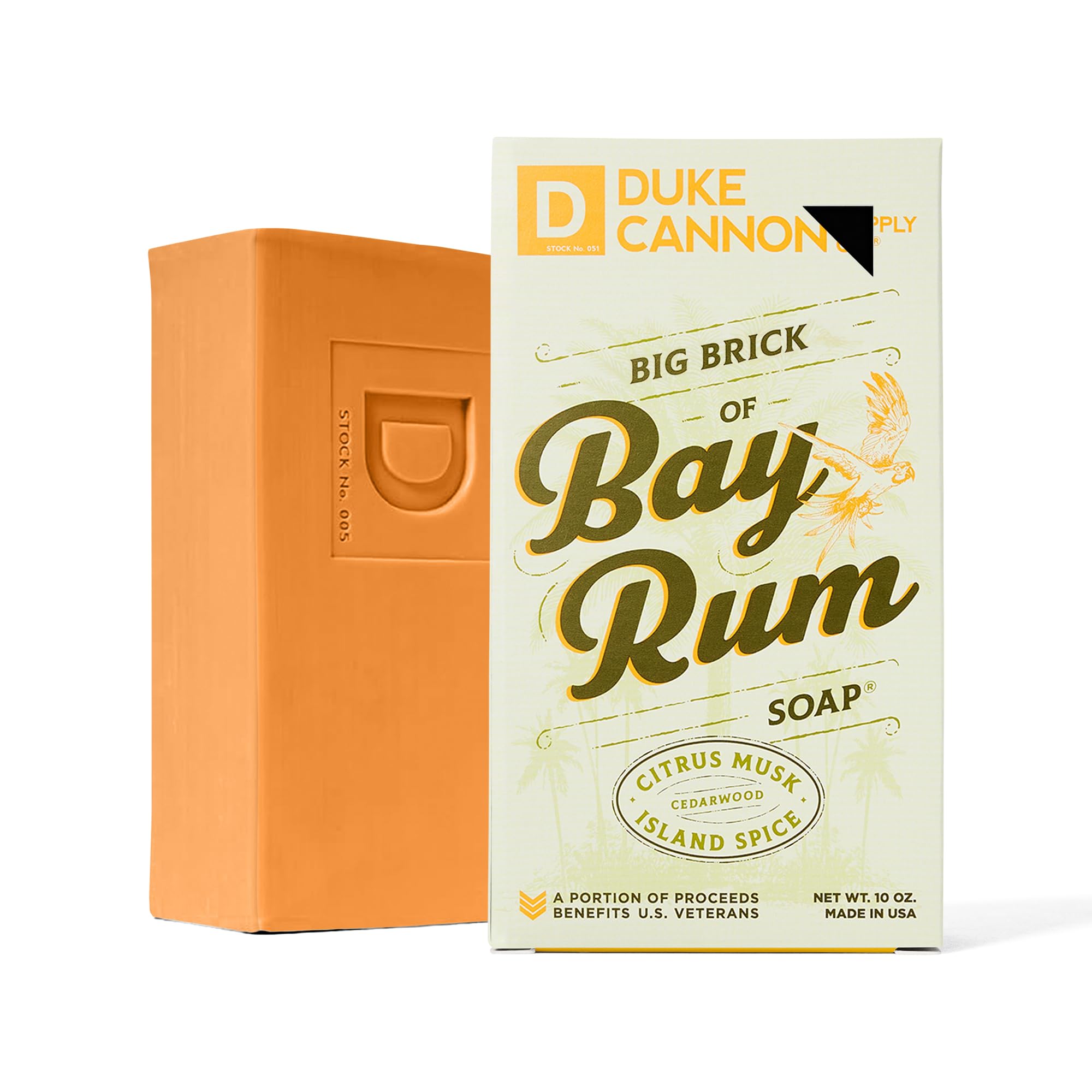 Duke Cannon supports U.S. veterans with cruelty-free cleansing.