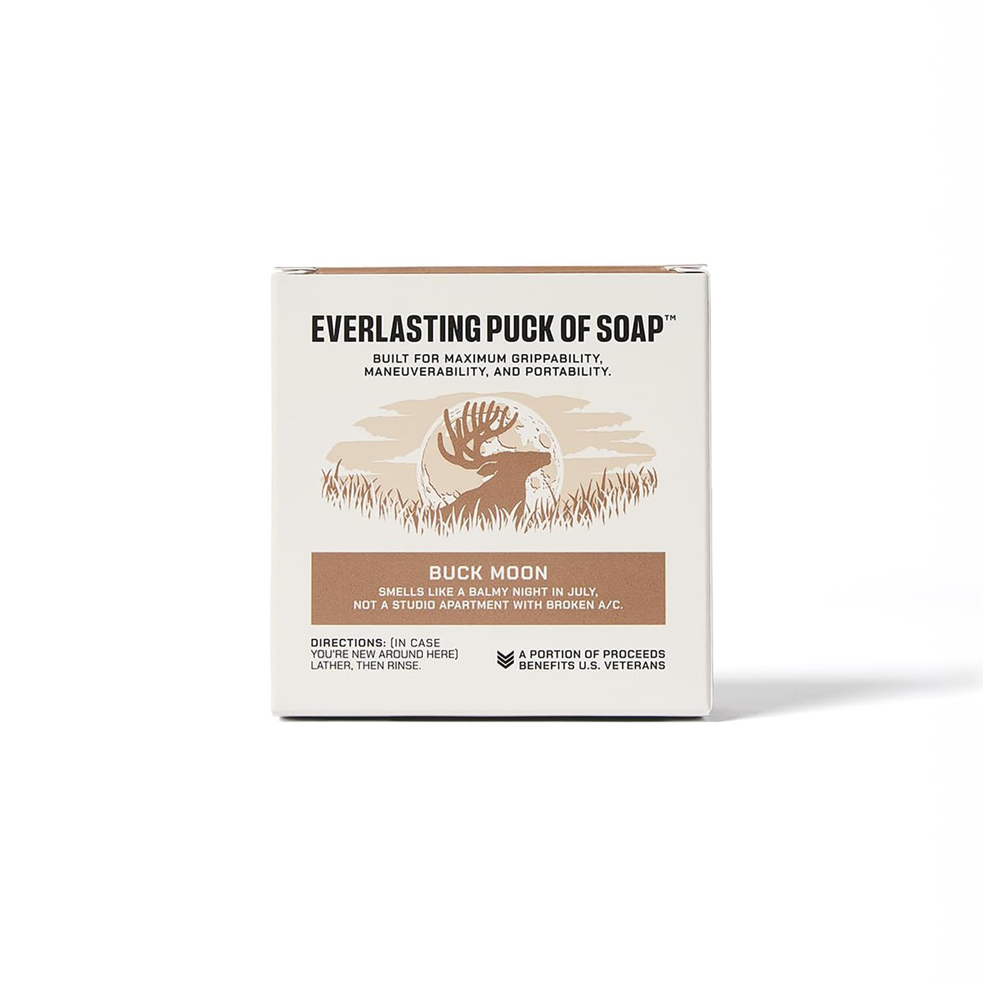 Six-pack Buck Moon bundles easily into travel or gym bags.