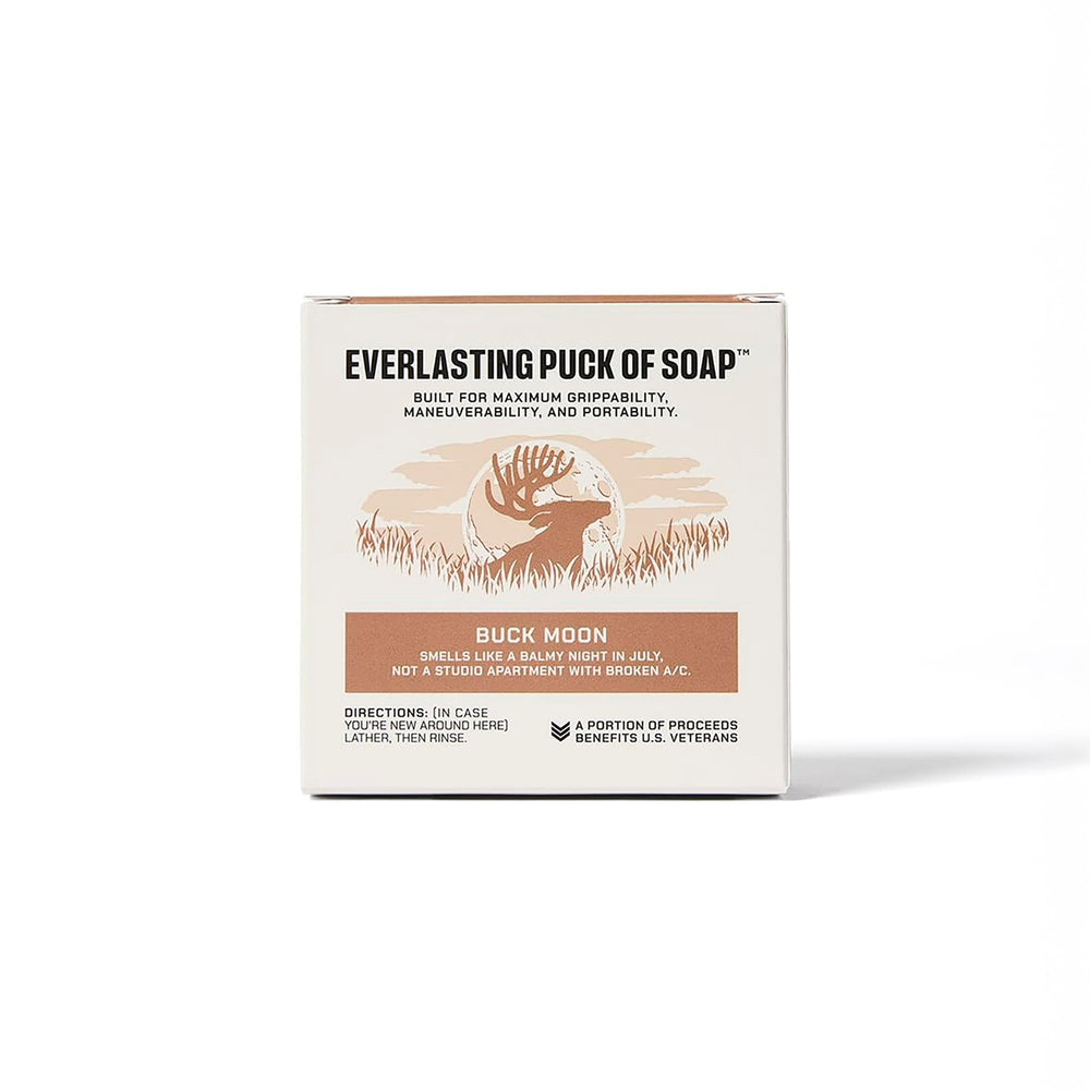 Six-pack Buck Moon bundles easily into travel or gym bags.