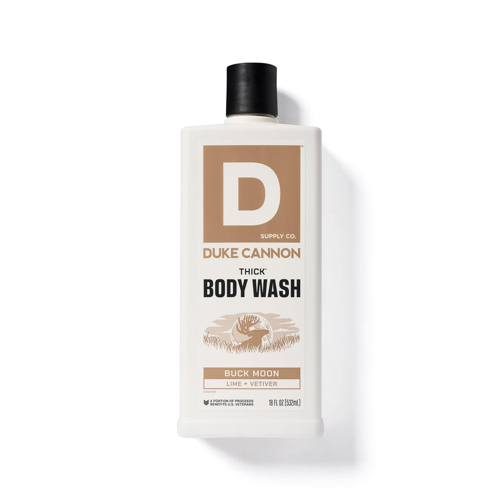 Shower routine moment after workouts using Buck Moon wash
