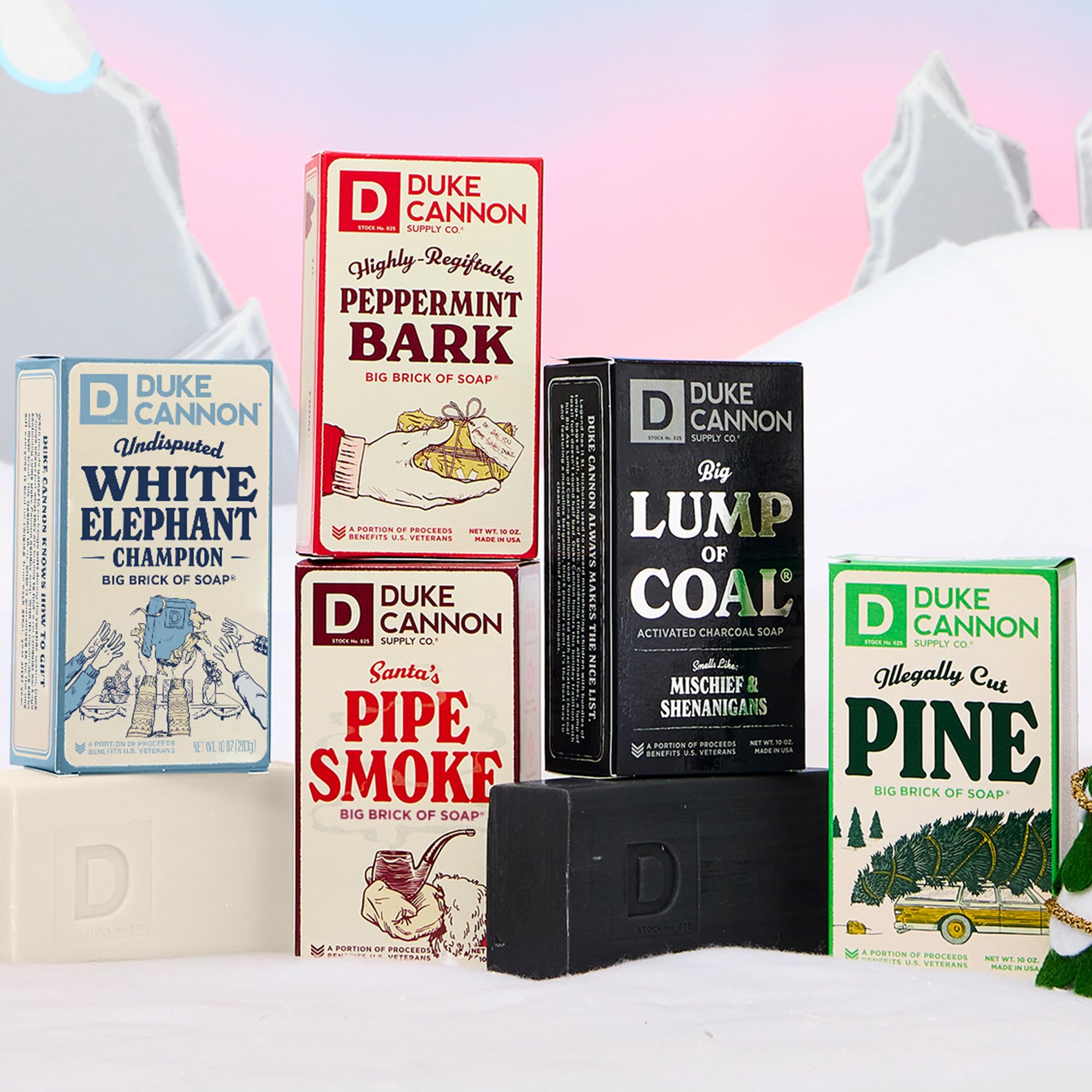 Duke Cannon Made in USA Cruelty-Free label highlights ethical grooming choice.