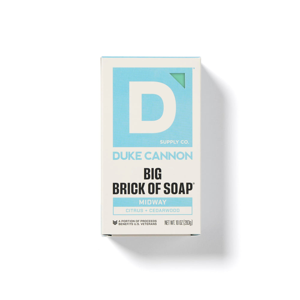 Duke Cannon Made in USA badge highlights domestic production