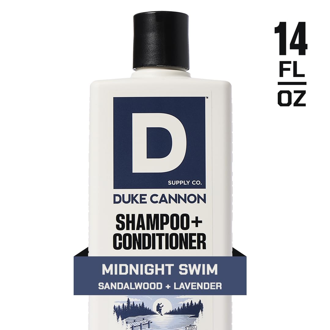 Duke Cannon natural ingredients label with glycerin, aloe, coconut oil.