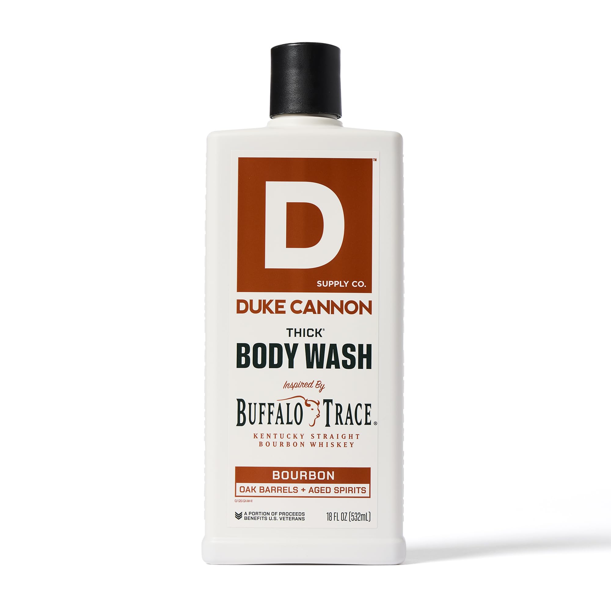 Duke Cannon Naval Diplomacy bottle highlights mineral-enriched formula for refreshing showers.