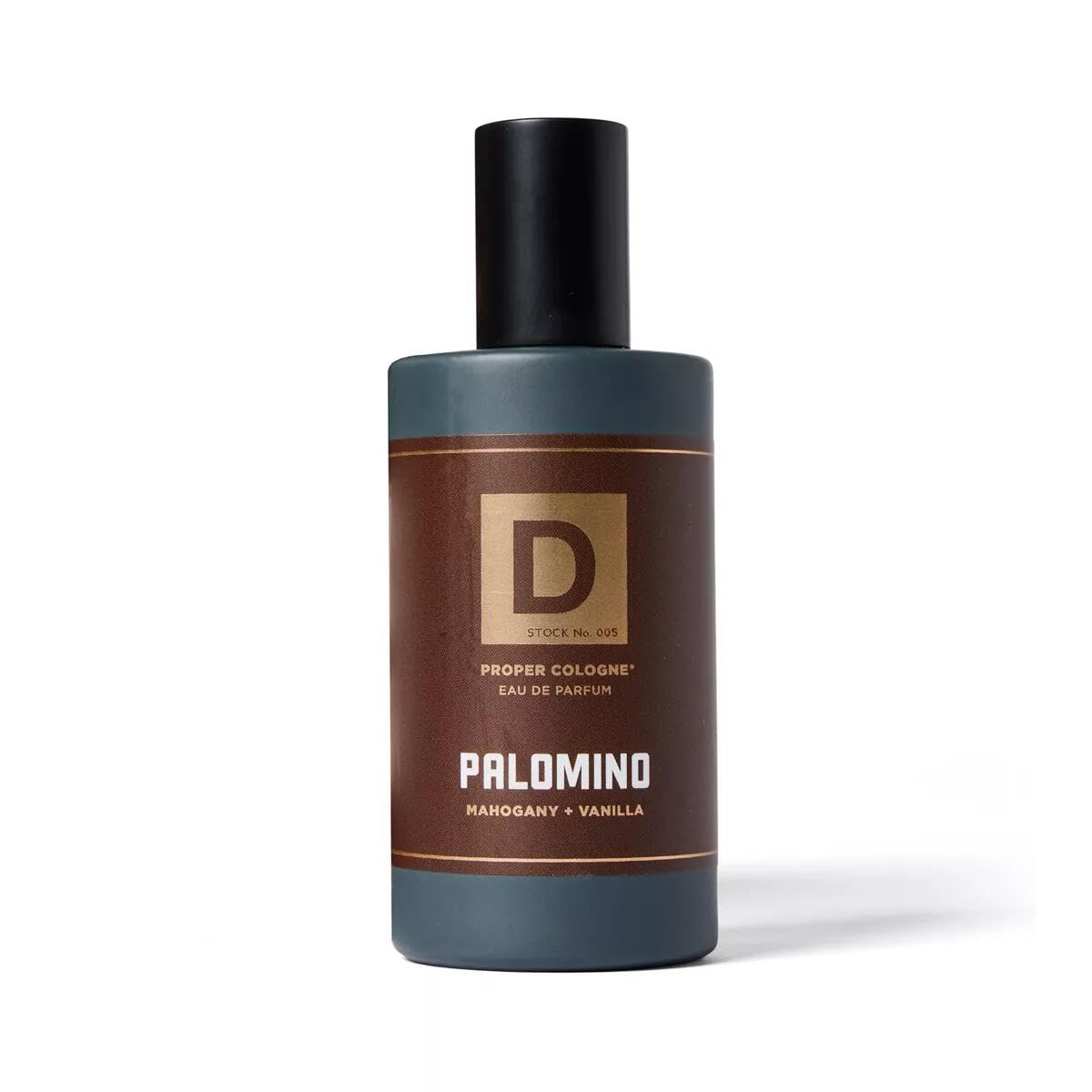 Palomino apothecary glass bottle in premium packaging by Duke Cannon