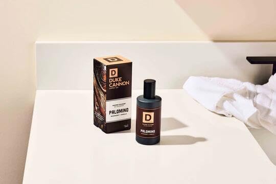 Leather-note emphasis in Duke Cannon Palomino fragrance