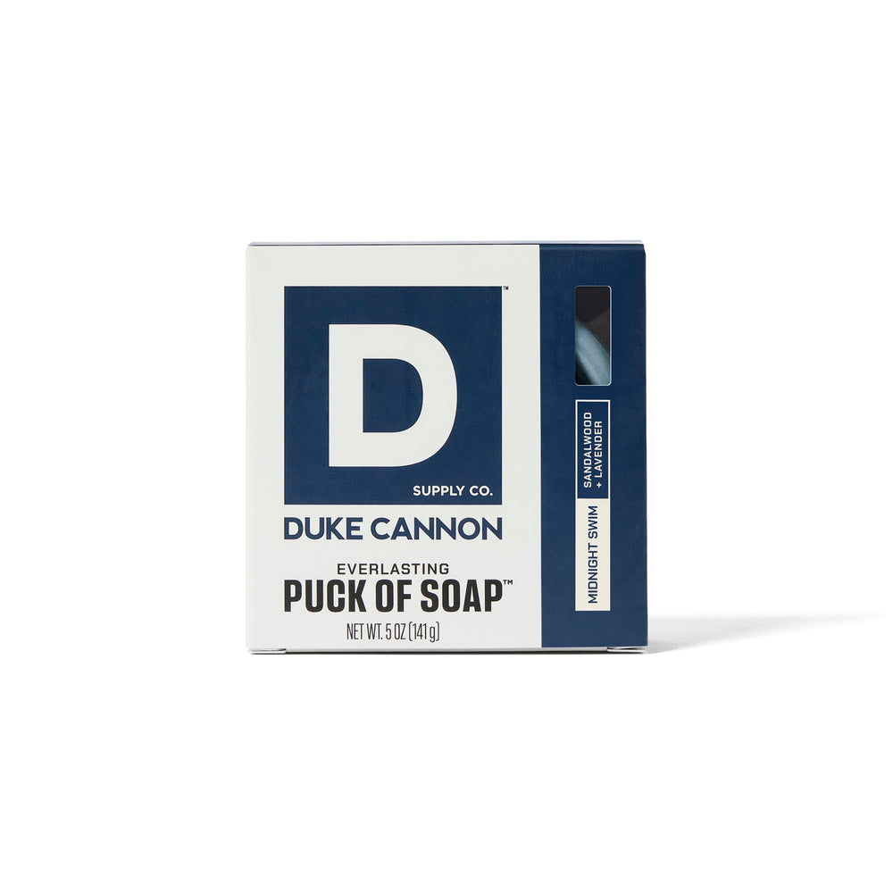 Duke Cannon RSPO-certified palm oil blends for a responsible, skin-friendly wash.