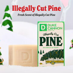Duke Cannon Santas Pipe Smoke bar offers smoky vanilla mood for refreshing showers.