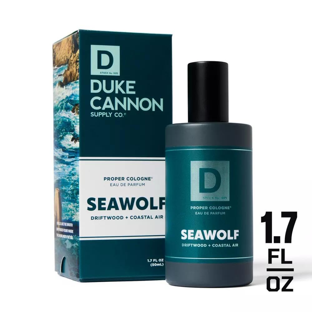 Driftwood texture on Seawolf bottle suggesting natural notes