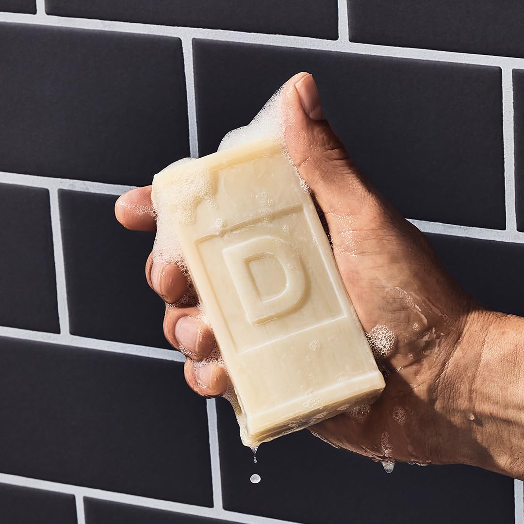 Duke Cannon Six-Oz Hydrating Soap Bar packaging displays large, durable daily bar