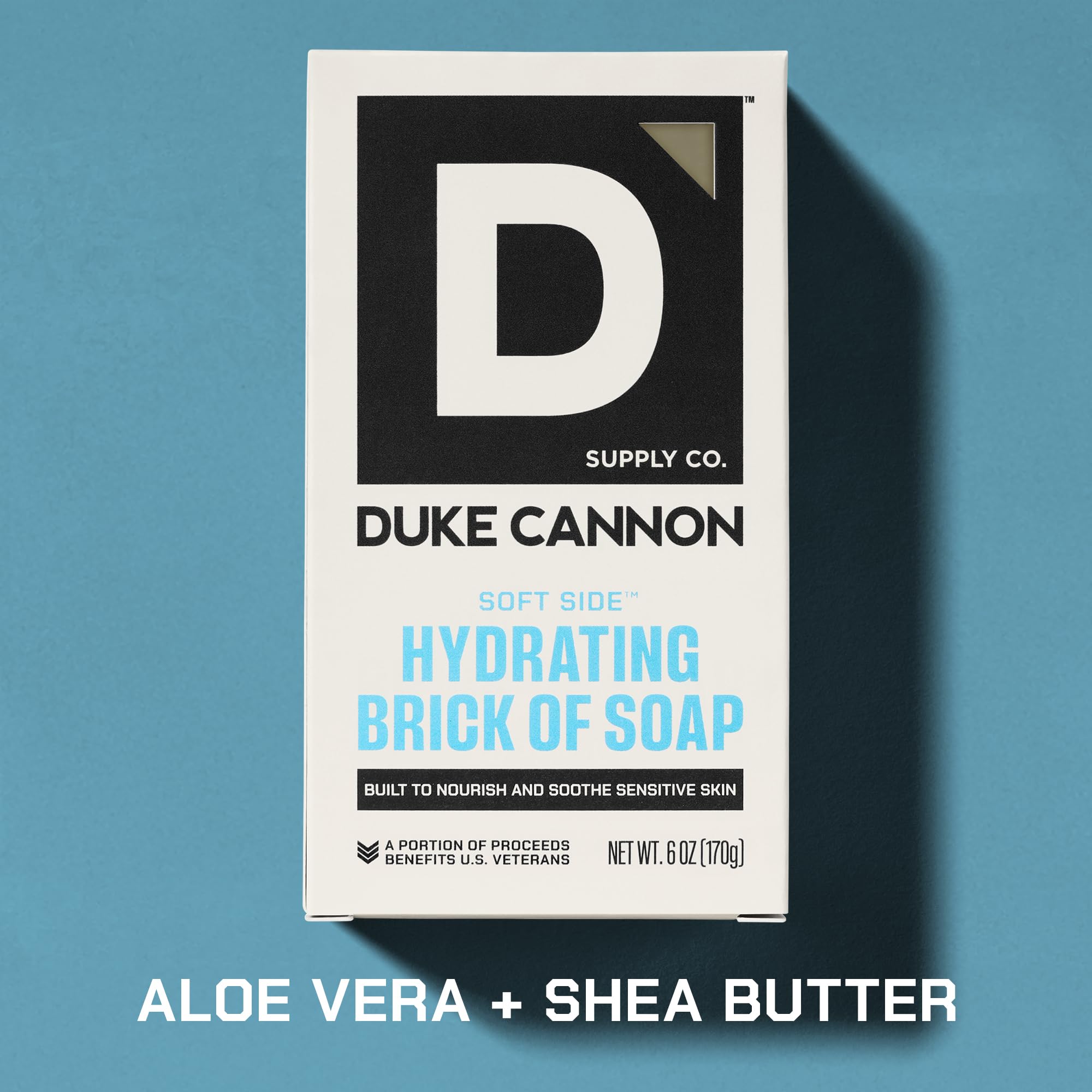 Duke Cannon Soft Side close-up shows creamy lather and moisturizing feel