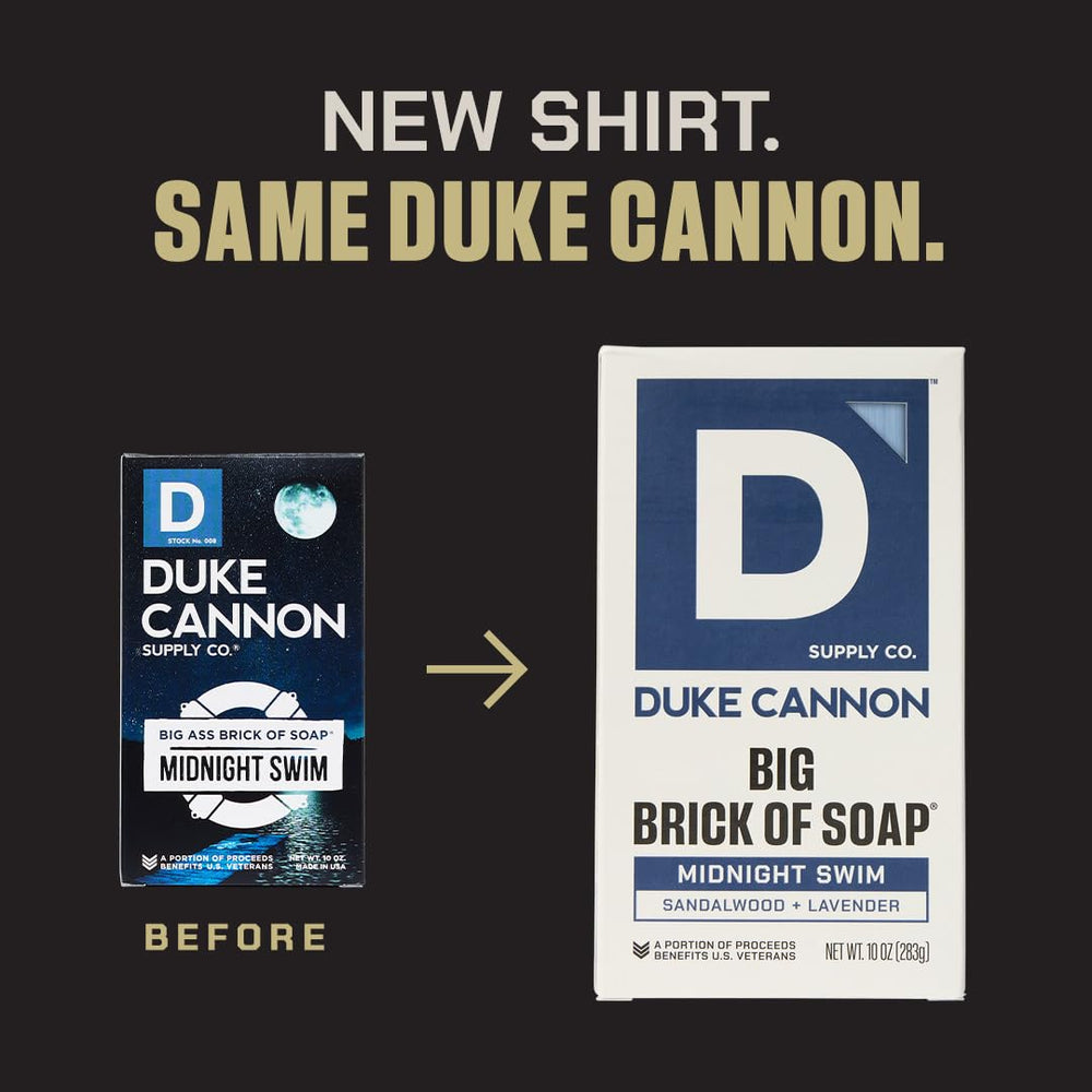 Duke Cannon Superior bar close-up with neroli and Great Lakes freshness.