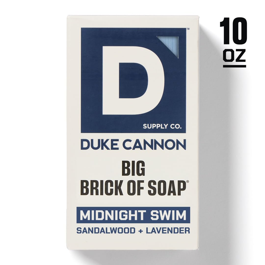 Duke Cannon Superior bar texture highlighting triple milled quality.