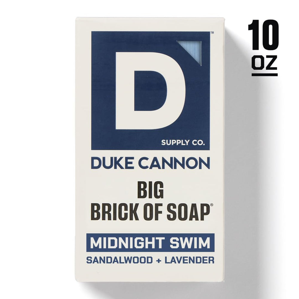 Duke Cannon Superior bar texture highlighting triple milled quality.