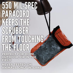 Duke Cannon Tactical Scrubber soft mesh for sensitive areas