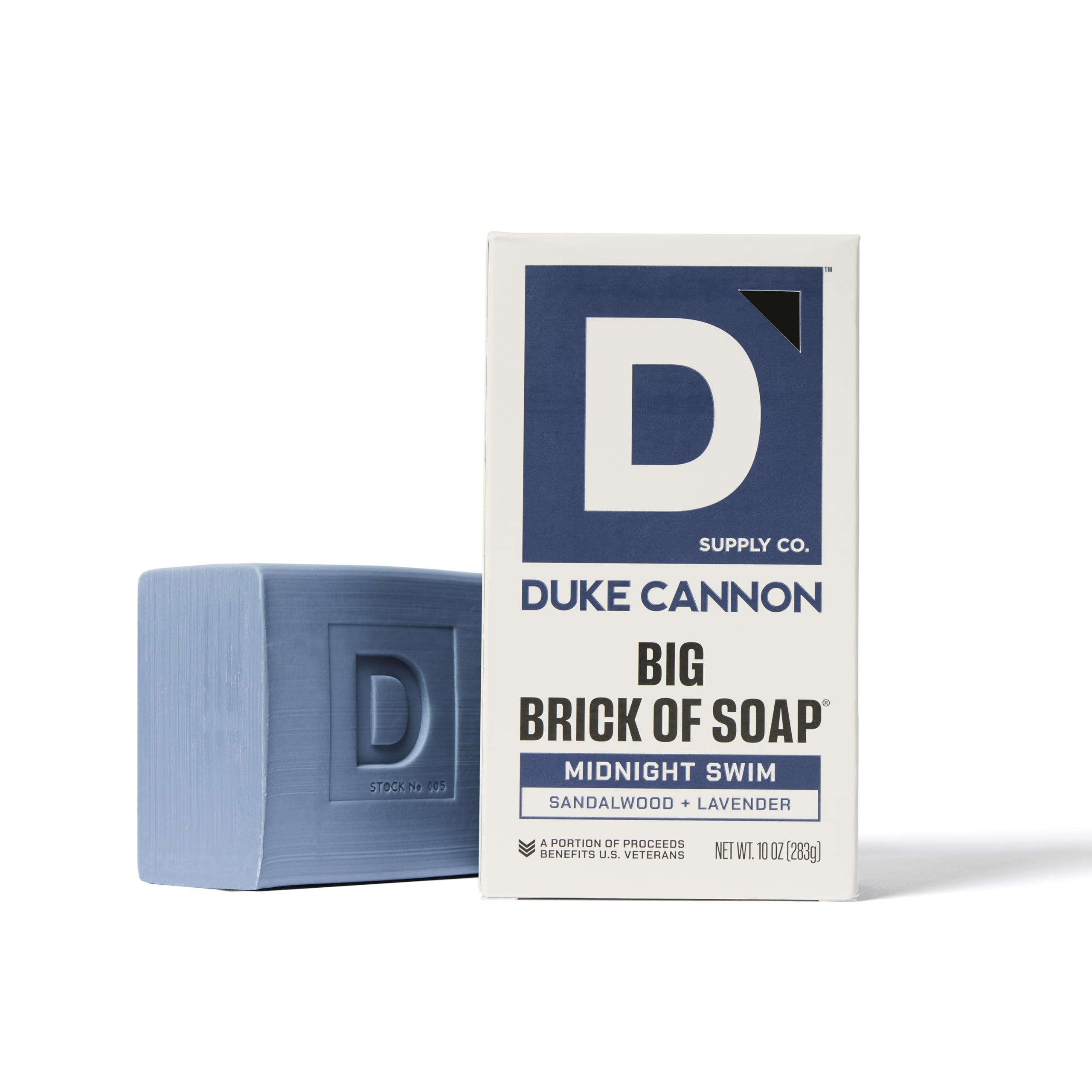 Duke Cannon Three-pack Big Brick Soap showcases triple-milled formula for quality lather.