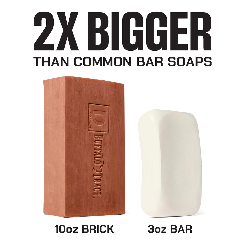 Duke Cannon triple-milled bar delivers a rich, luxurious lather for a satisfying wash.