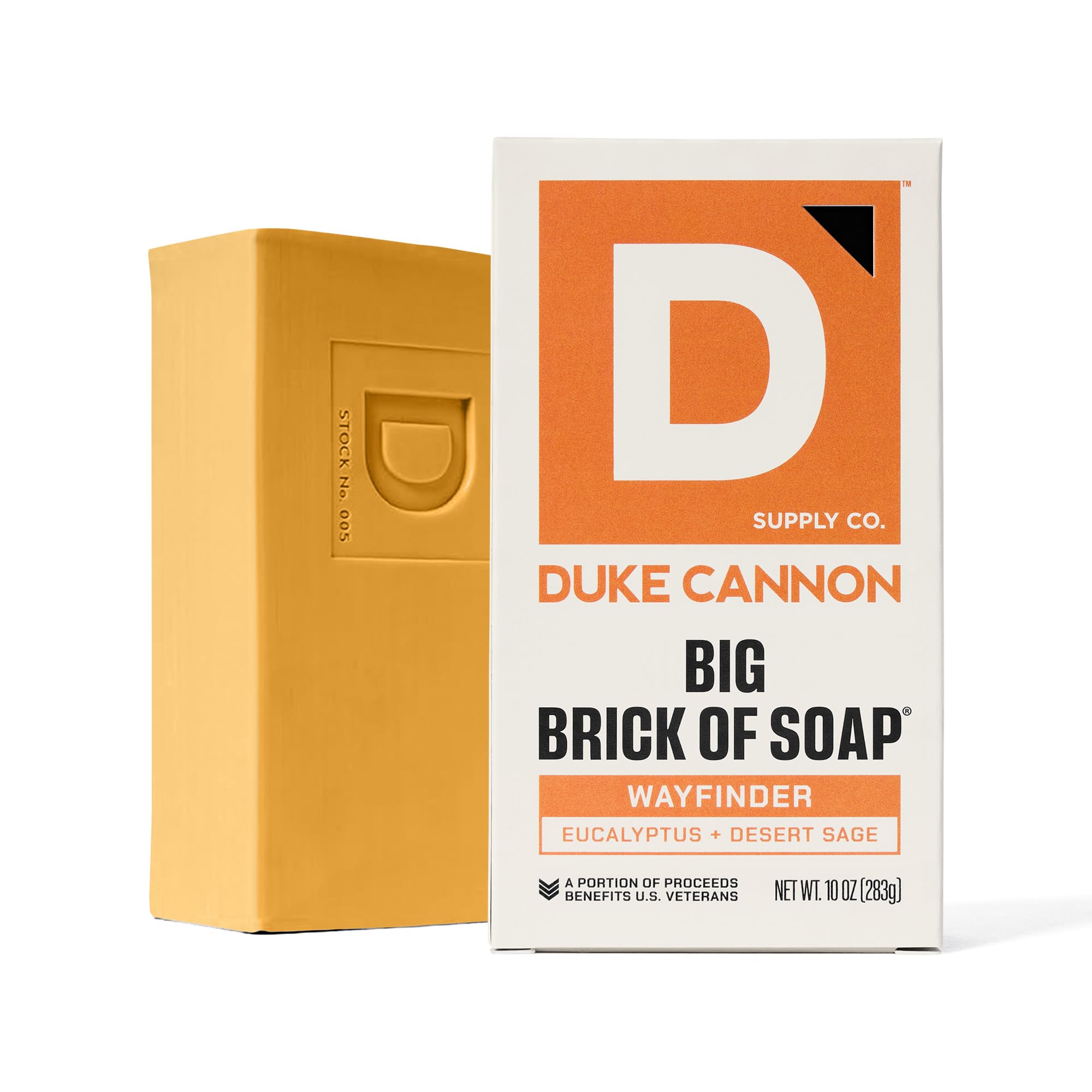 Duke Cannon Wayfinder soap bars on a dry dish for storage