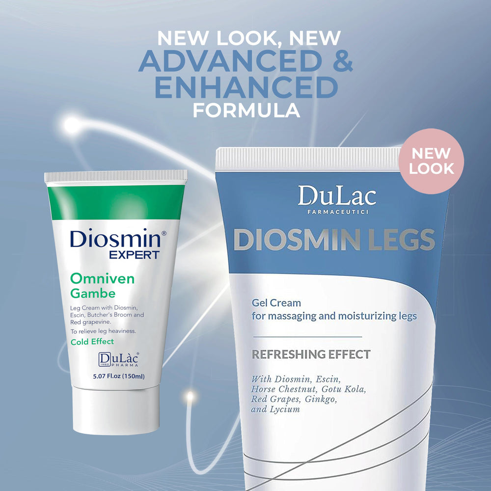 DULÀC Diosmin Legs Gel Cream end-of-day relief with minty scent.
