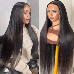 DULOVE HD transparent 13x4 lace front offers an invisible hairline and breathable wear.