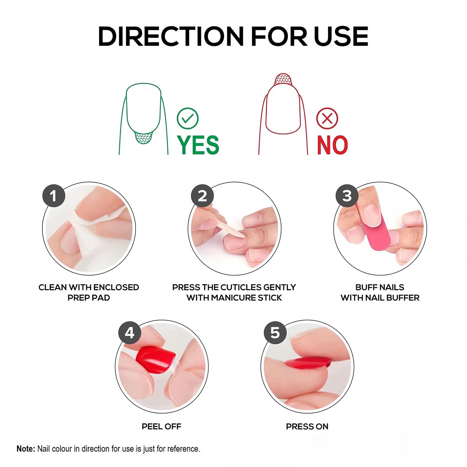 Dulyork nail removal shown with warm water for gentle, reusable wear.