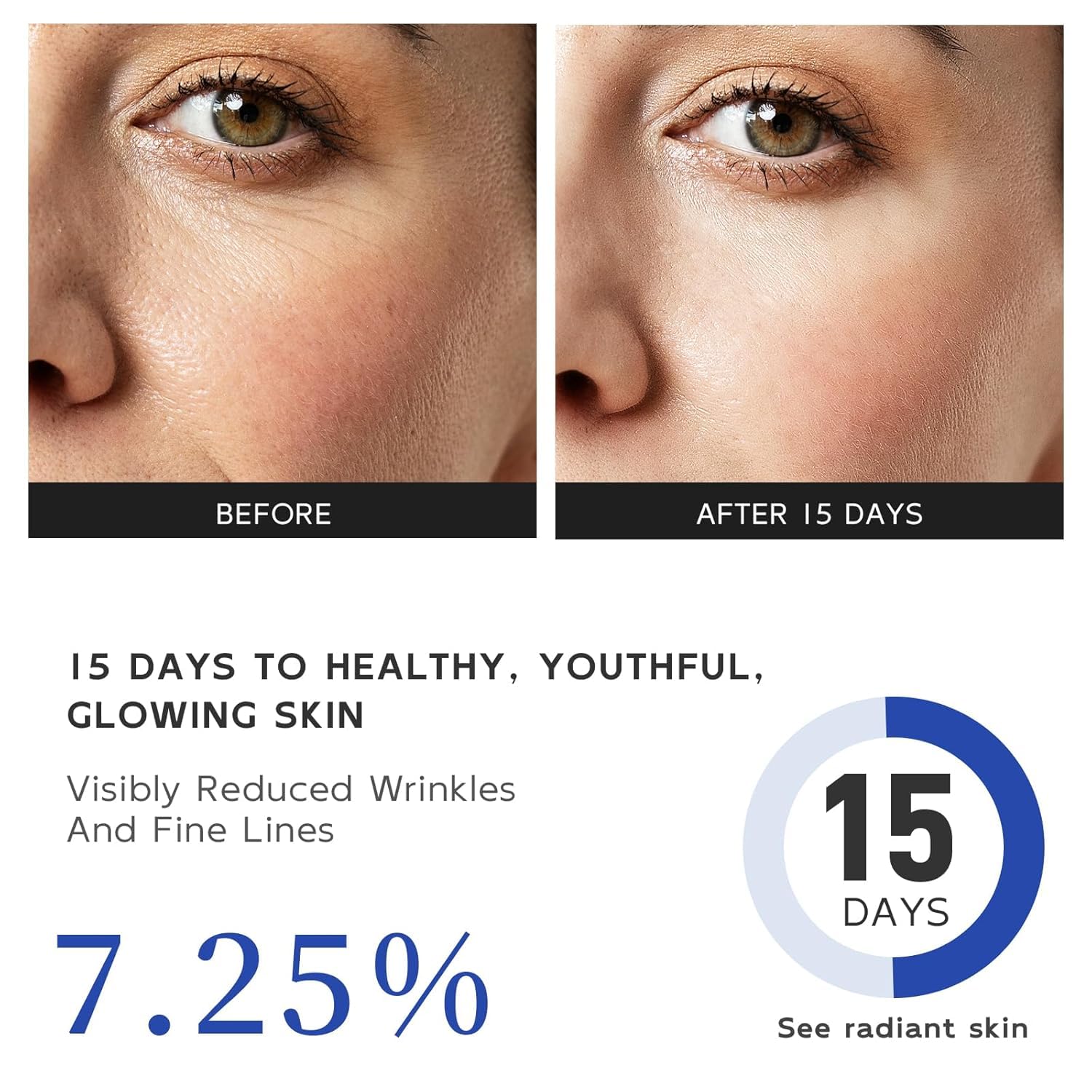 Dumie serum applied to skin for smoother texture