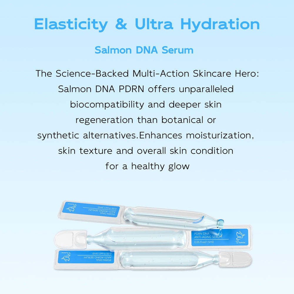 Dumie serum glow close-up highlighting radiance and smoothness after use