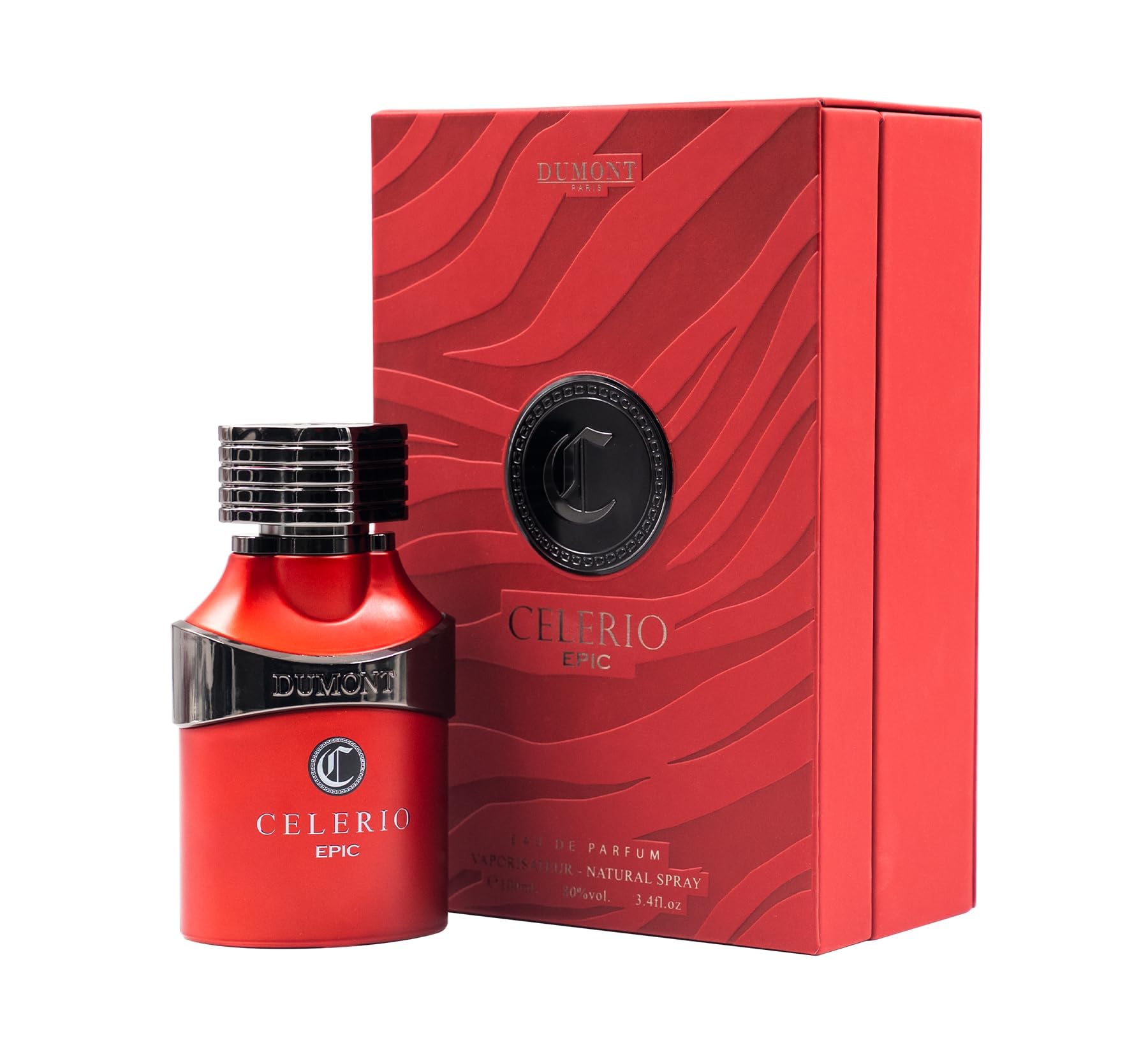 Dumont Celerio Epic bottle red for bold daily wear.