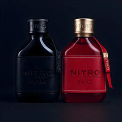 Dumont Nitro set premium packaging showcases two versatile fragrances for varied events.