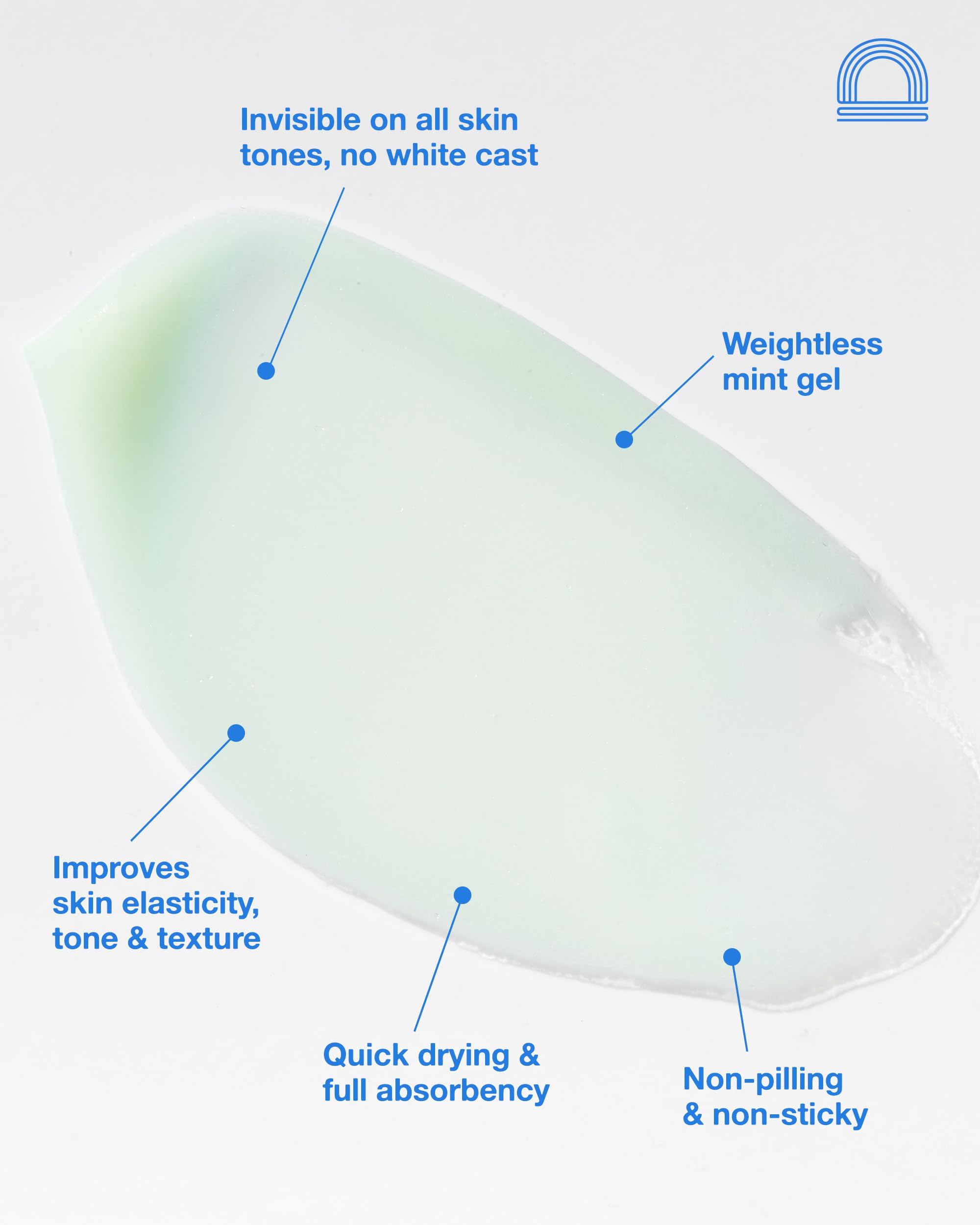 The Bod Guard applied on arm showing even, matte finish and easy blend