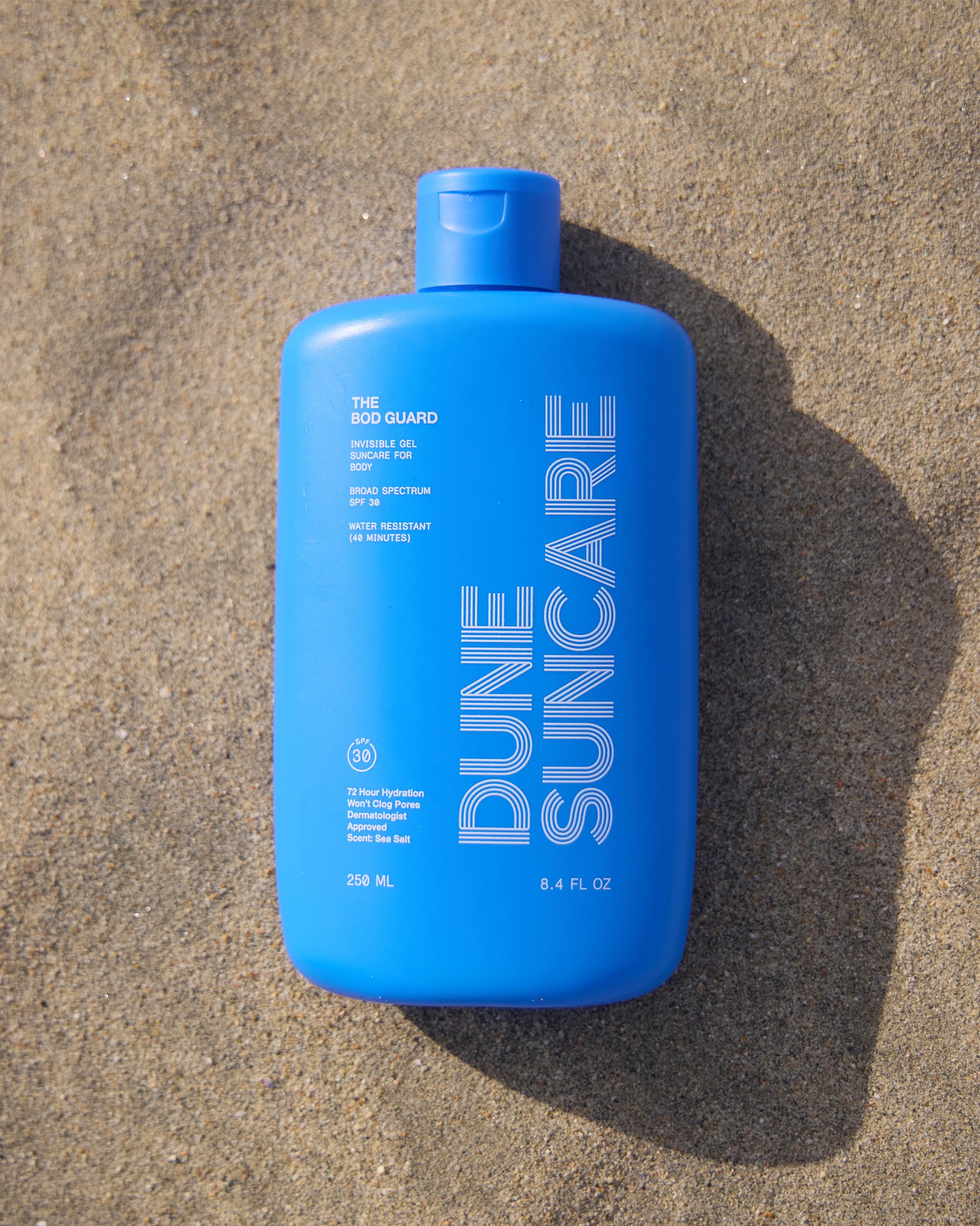 Soft sea-salt fragrance of The Bod Guard evoking fresh ocean scent
