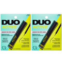 DUO Active Black eyelash glue bottle cap for secure adhesion.