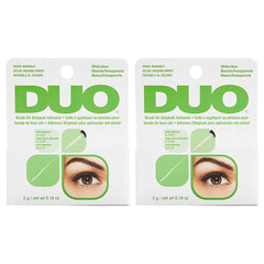 DUO Brush-On Clear Lash Glue waterproof bottle with precision brush for confident bonding