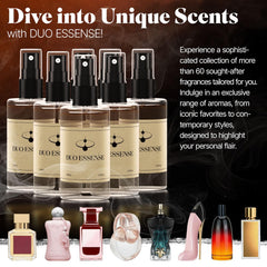 Elegant packaging box from Duo Essense Fleur Demoiselle ready for gifting.