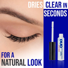 DUO silicone applicator closeup highlighting precise control for clean lash application.