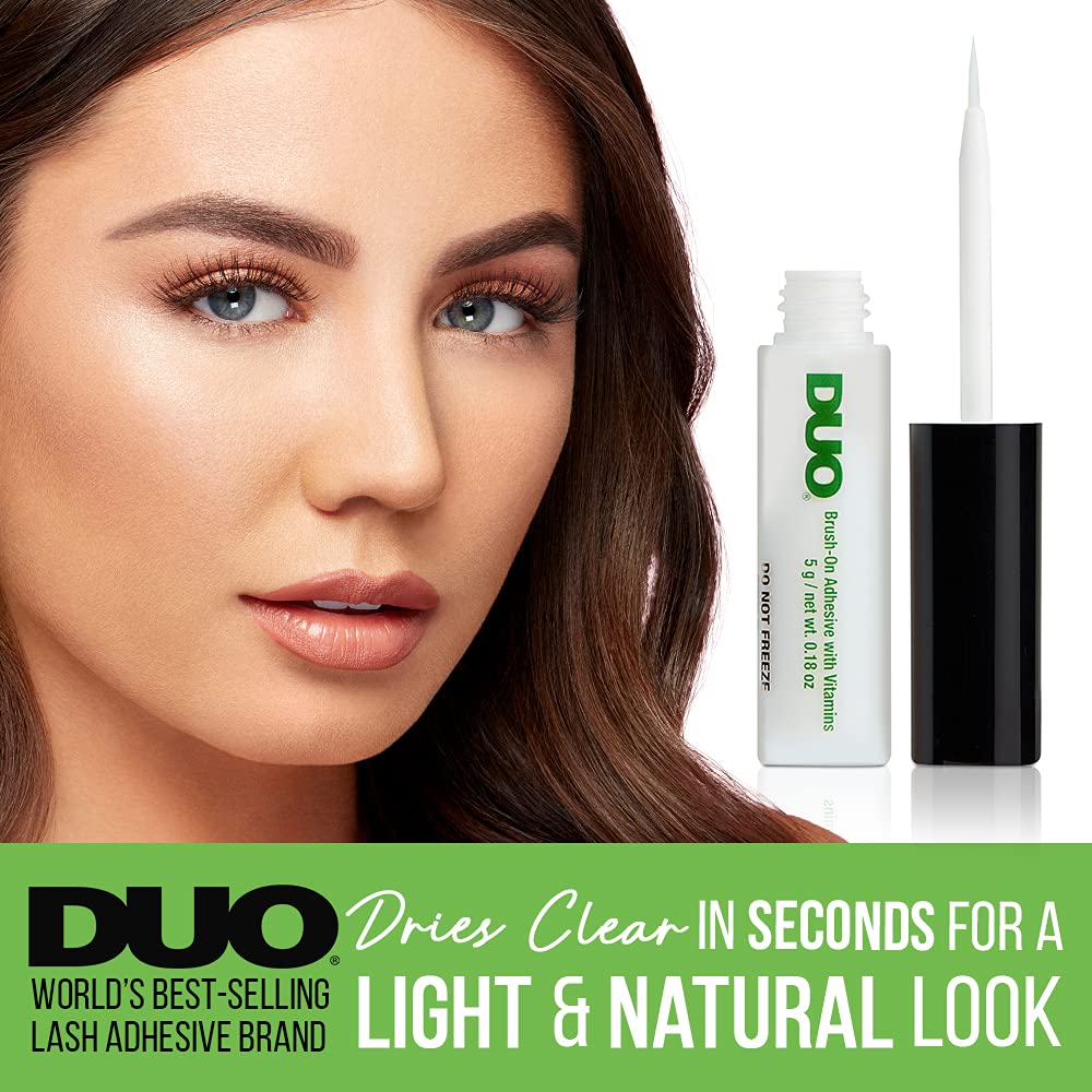 Ultra-thin brush from DUO enables precise lash line application