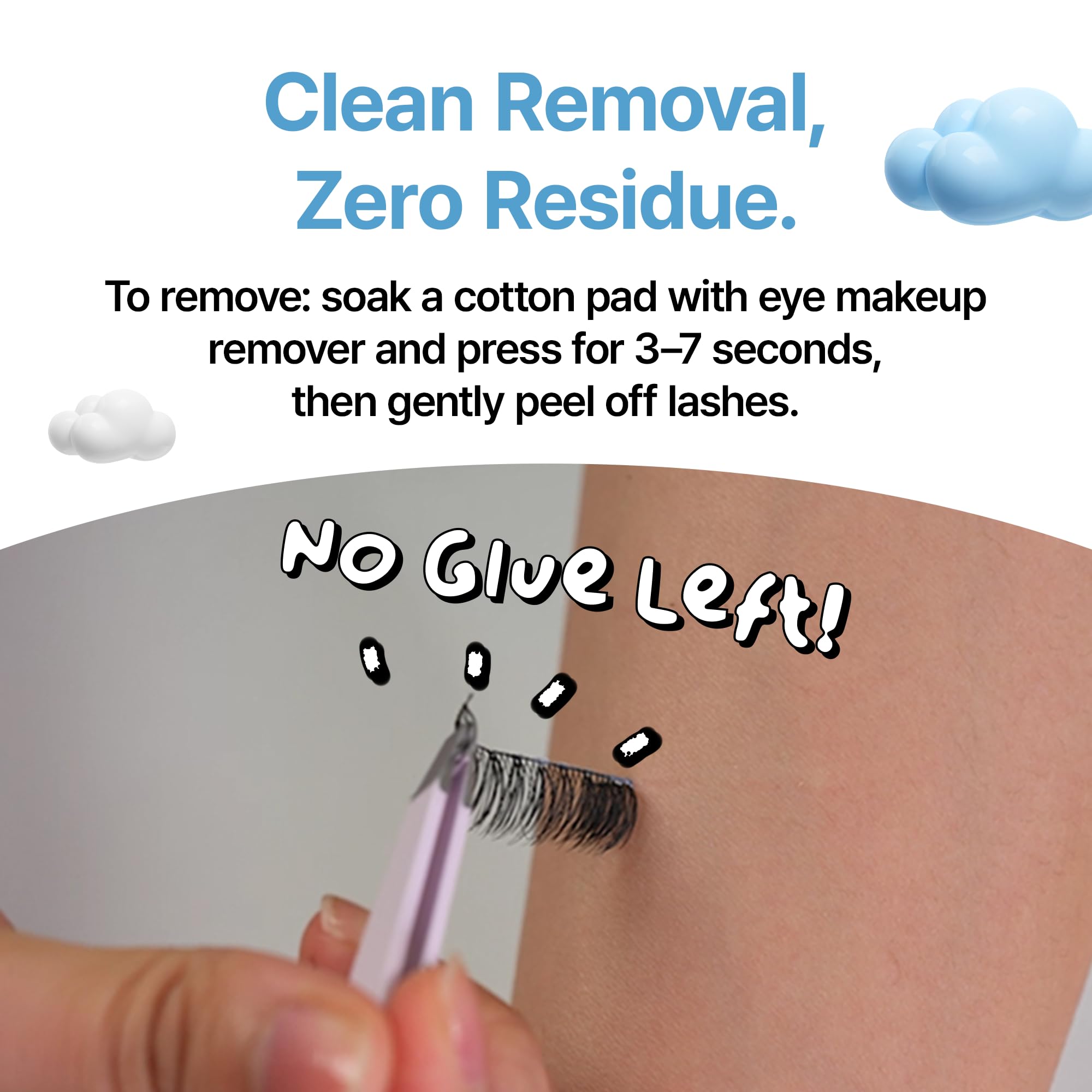DUOAIR Eyelash Adhesive black-tone cap suitable for bold lash finishes.