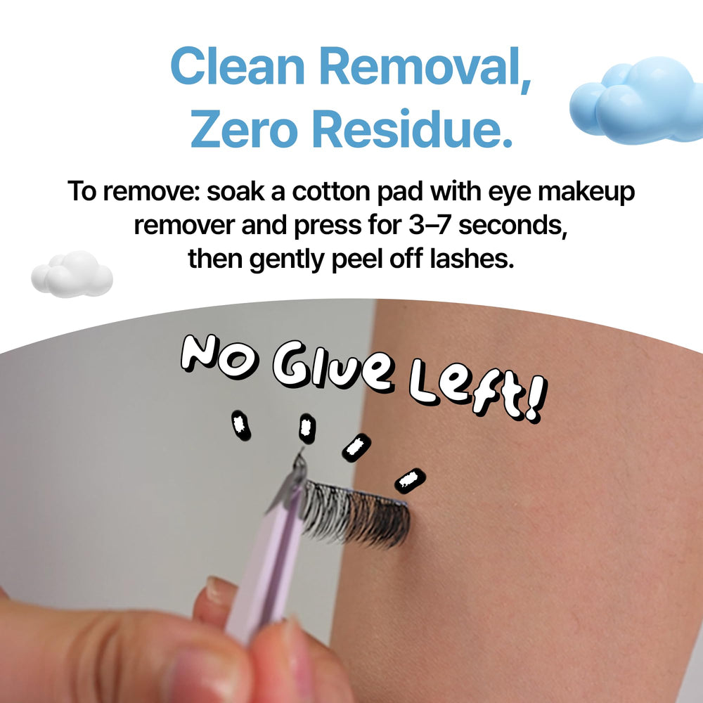 DUOAIR Eyelash Adhesive black-tone cap suitable for bold lash finishes.