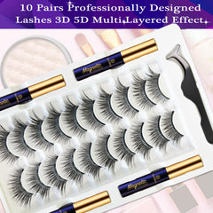 DUOERLA magnetic liner kit for precise, long-lasting lash hold.
